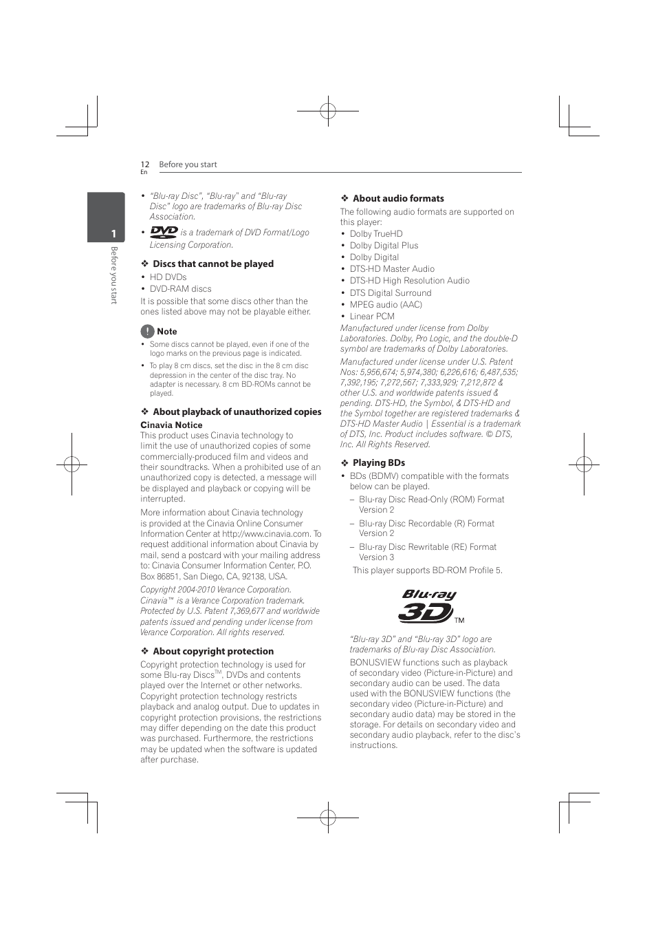 Pioneer MCS-FS131 User Manual | Page 12 / 576