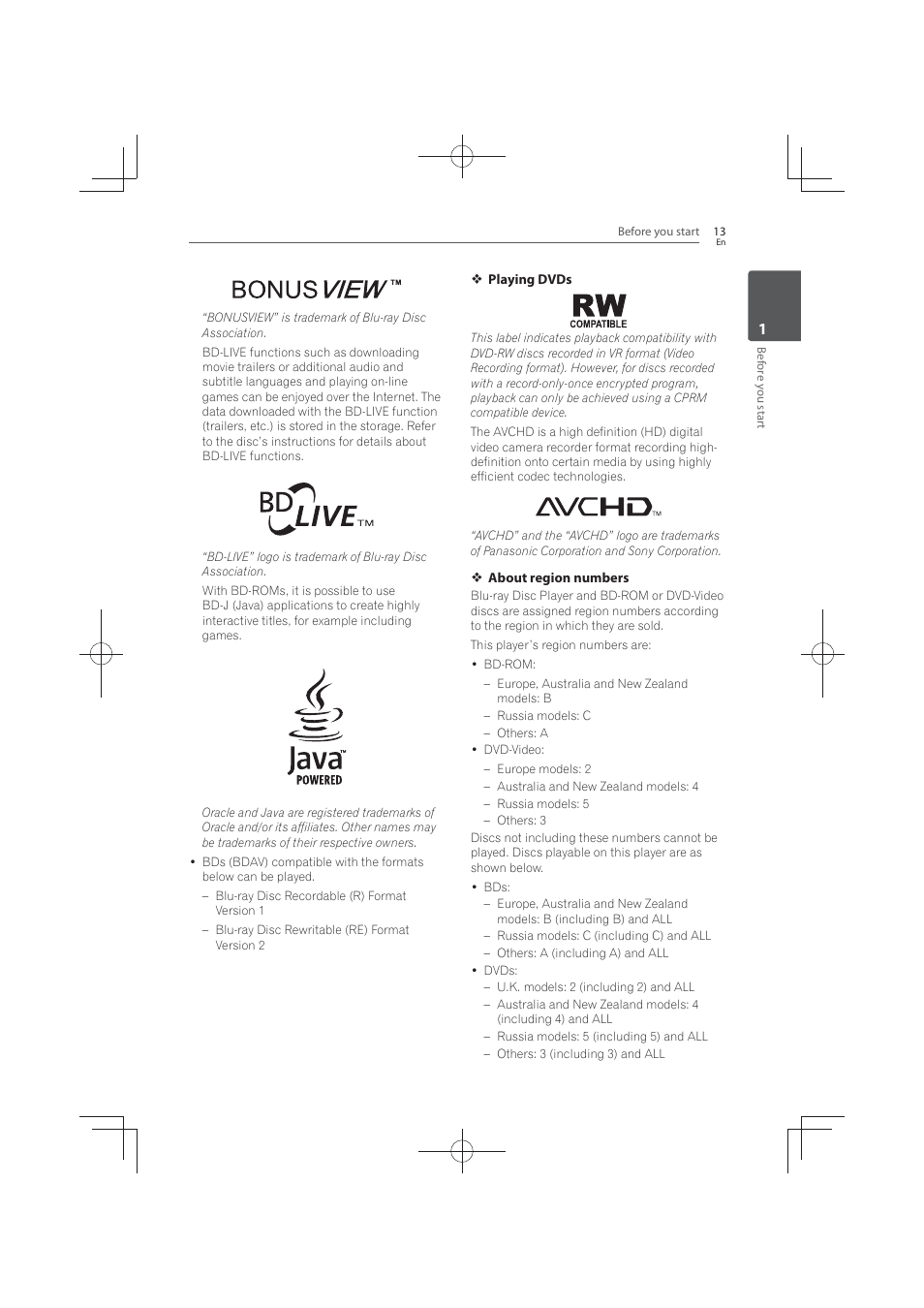 Pioneer MCS-FS131 User Manual | Page 13 / 576