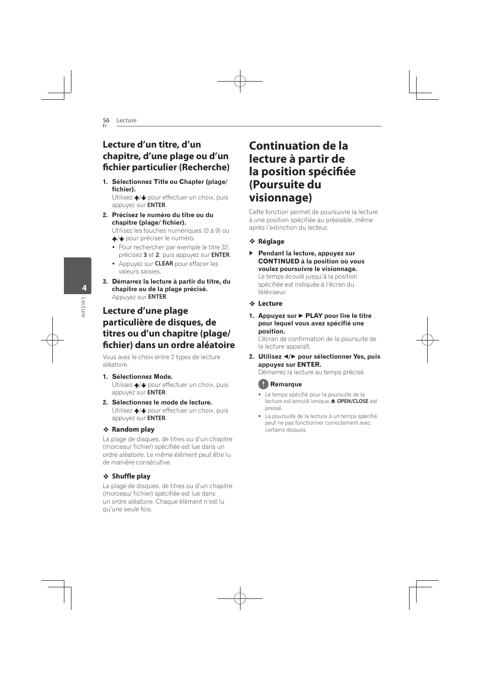 Ordre aléatoire | Pioneer MCS-FS131 User Manual | Page 150 / 576