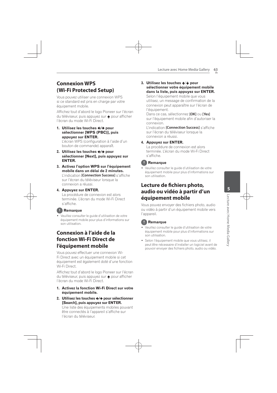 Connexion wps (wi-fi protected setup) | Pioneer MCS-FS131 User Manual | Page 157 / 576