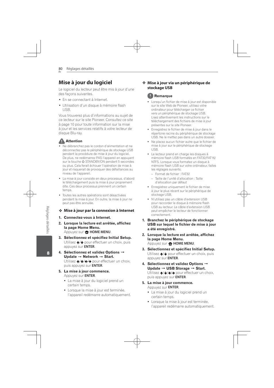 Mise à jour du logiciel | Pioneer MCS-FS131 User Manual | Page 174 / 576