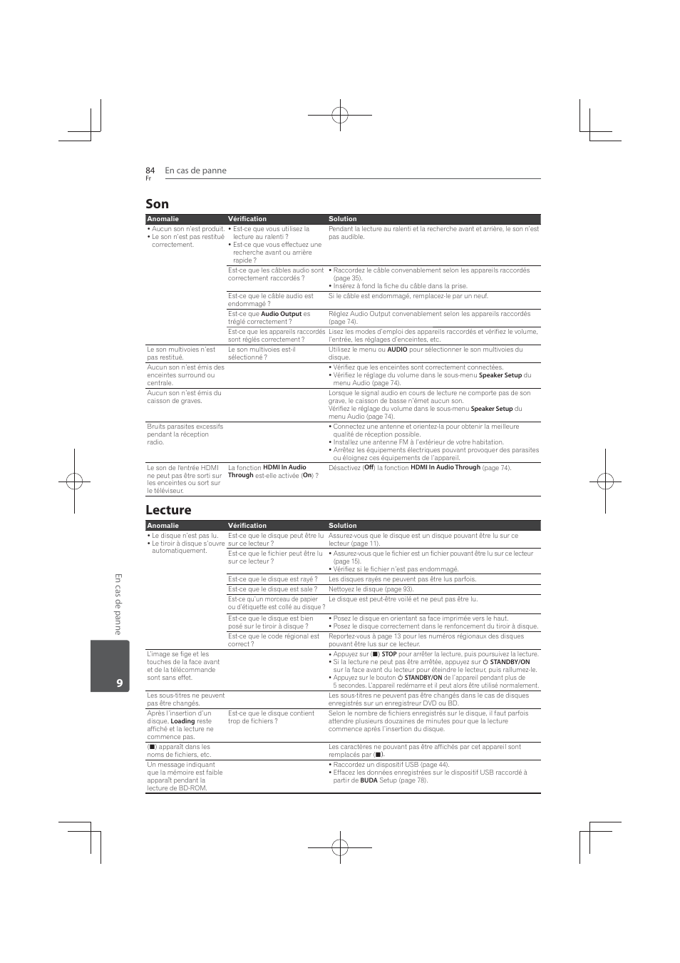 Lecture | Pioneer MCS-FS131 User Manual | Page 178 / 576