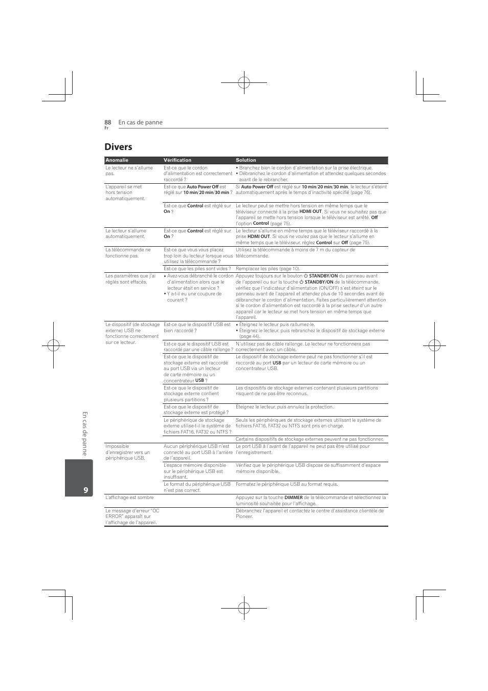 Divers | Pioneer MCS-FS131 User Manual | Page 182 / 576