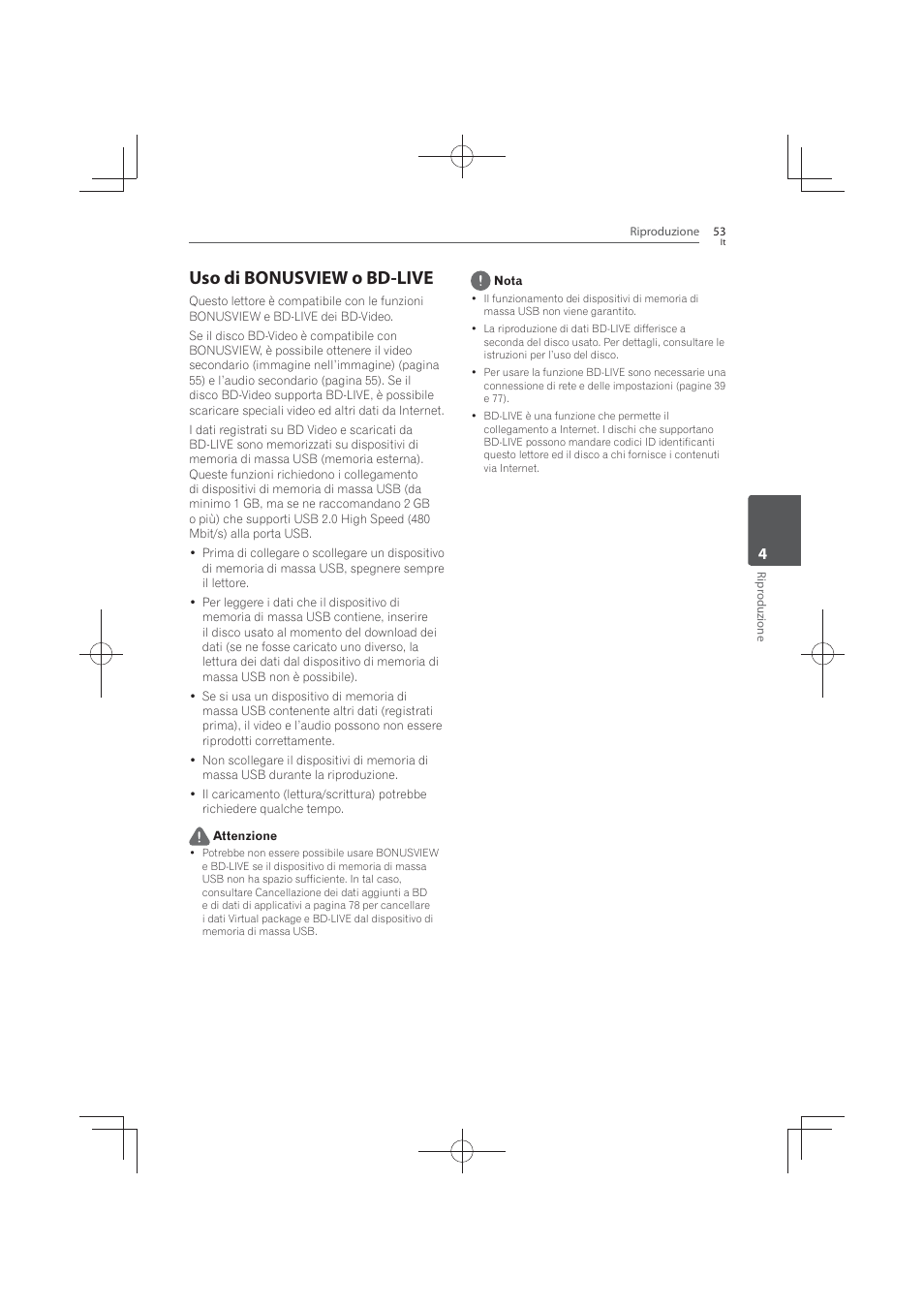 Uso di bonusview o bd-live | Pioneer MCS-FS131 User Manual | Page 343 / 576