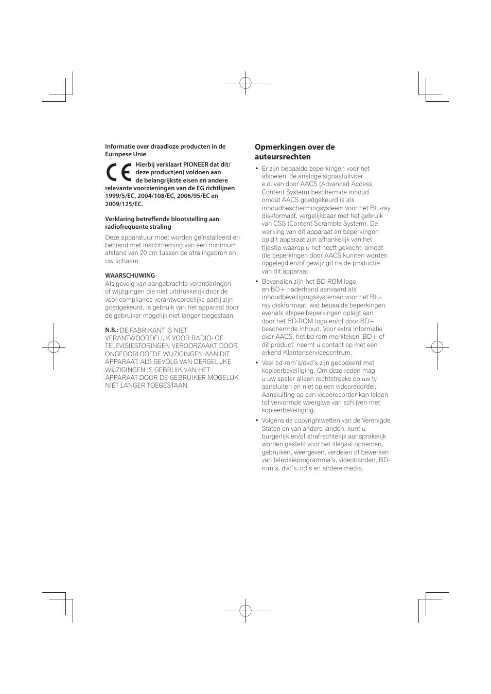 Opmerkingen over de auteursrechten | Pioneer MCS-FS131 User Manual | Page 388 / 576