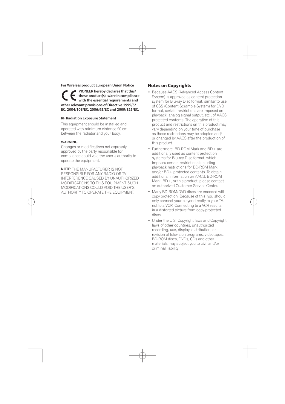 Pioneer MCS-FS131 User Manual | Page 4 / 576