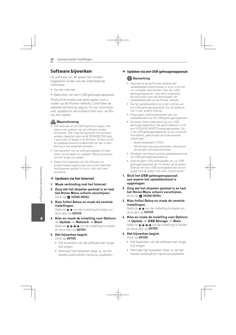 Software, Bijwerken, Software bijwerken | Pioneer MCS-FS131 User Manual | Page 464 / 576