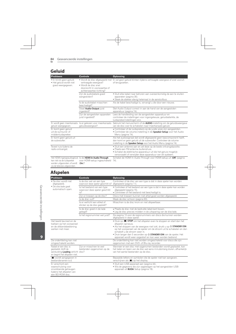 Geluid, Afspelen | Pioneer MCS-FS131 User Manual | Page 468 / 576