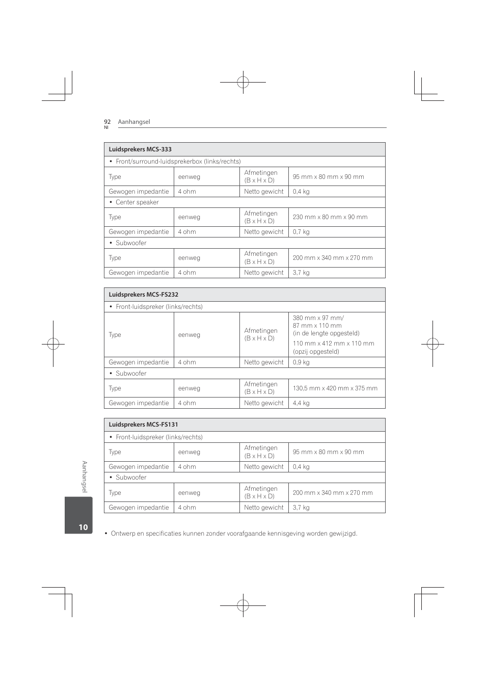 Pioneer MCS-FS131 User Manual | Page 476 / 576