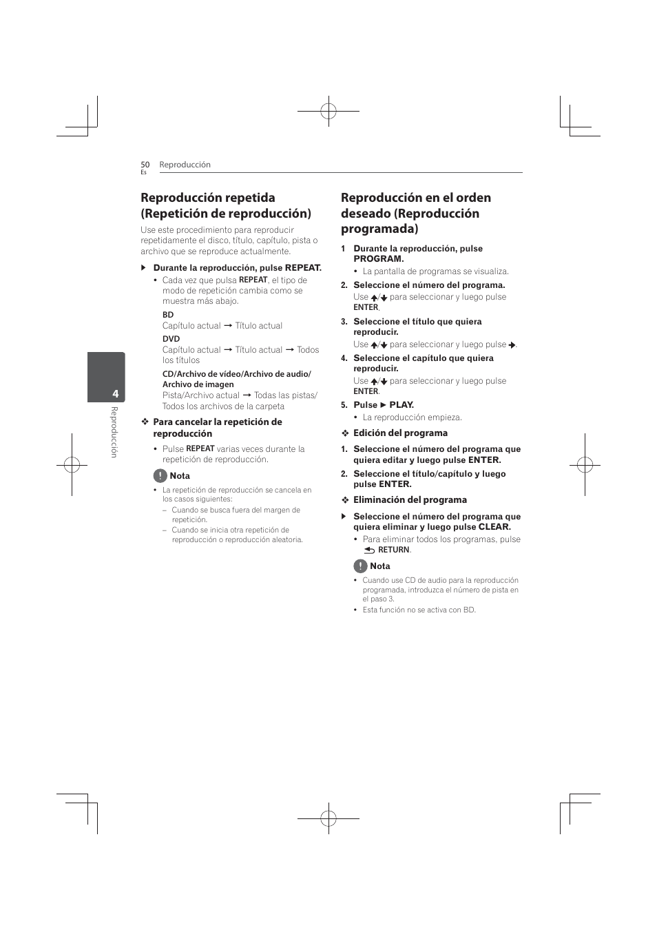 Reproducción repetida (repetición de reproducción) | Pioneer MCS-FS131 User Manual | Page 528 / 576