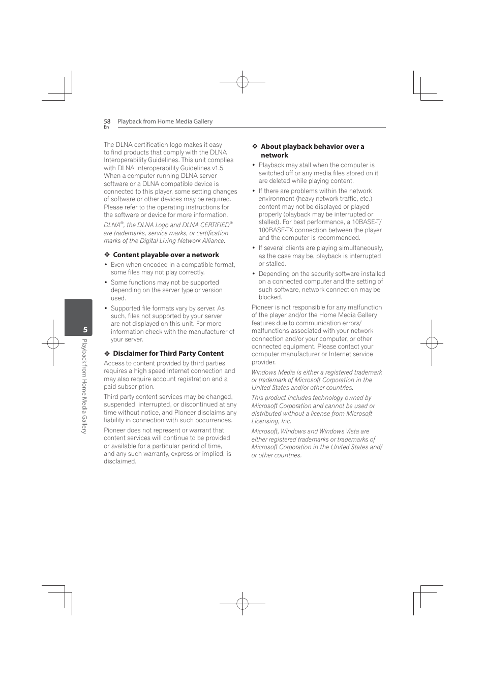 Pioneer MCS-FS131 User Manual | Page 58 / 576