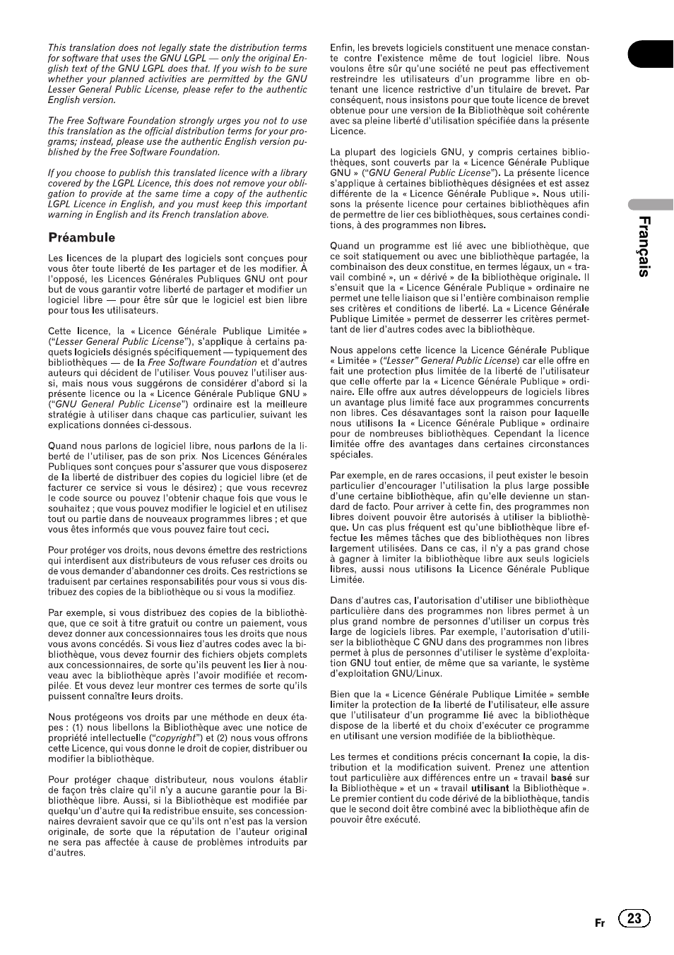Pioneer AVIC-F310BT User Manual | Page 23 / 100
