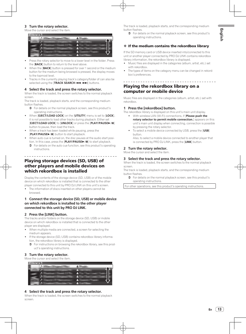 Pioneer CDJ-2000NXS User Manual | Page 13 / 116