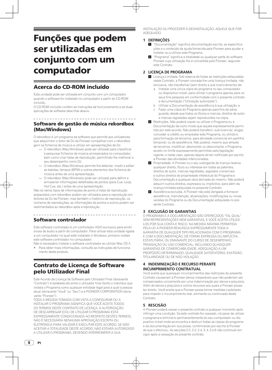 Acerca do cd-rom incluído | Pioneer CDJ-2000NXS User Manual | Page 90 / 116