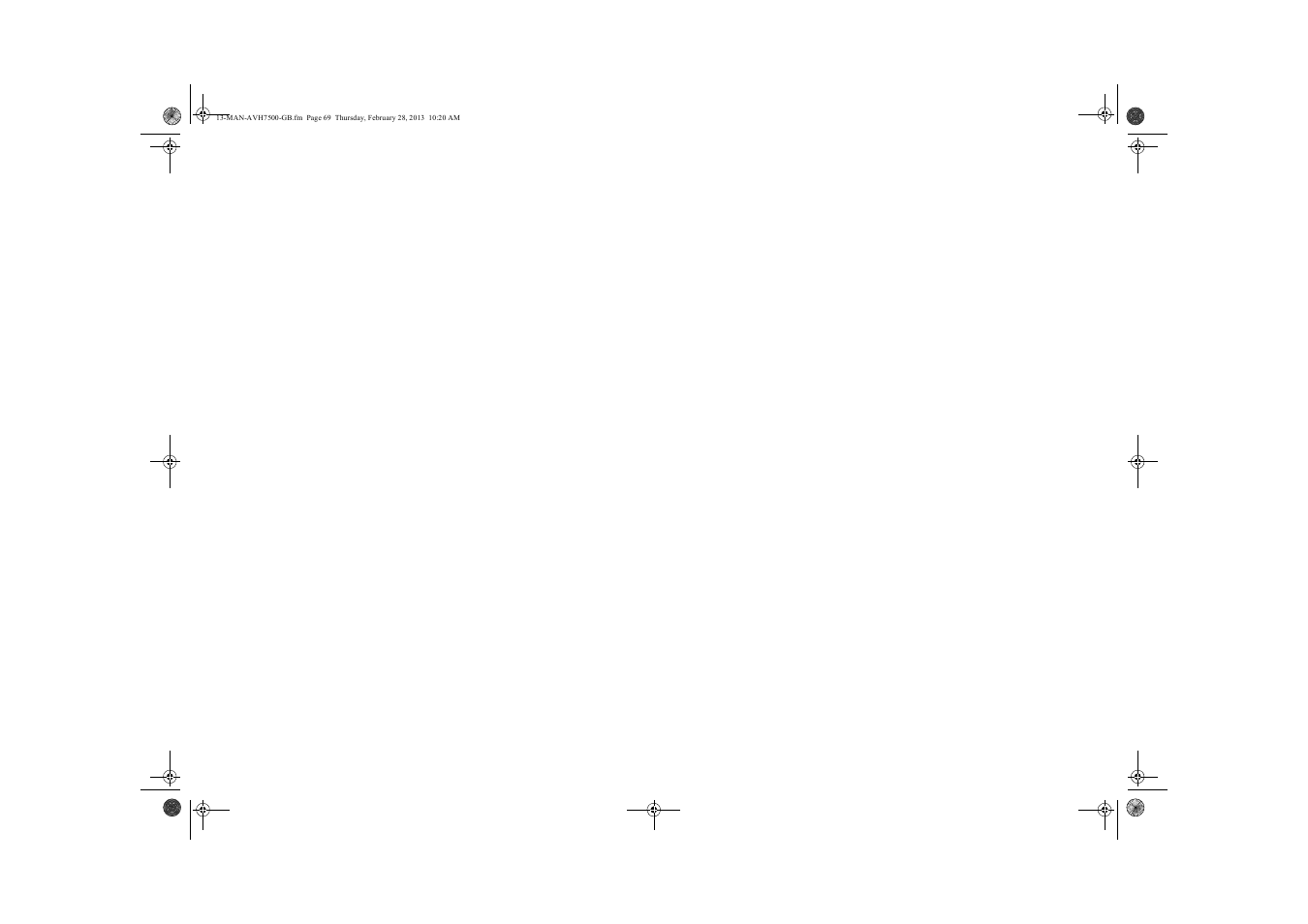 Pioneer AVH-X7500BT User Manual | Page 69 / 70