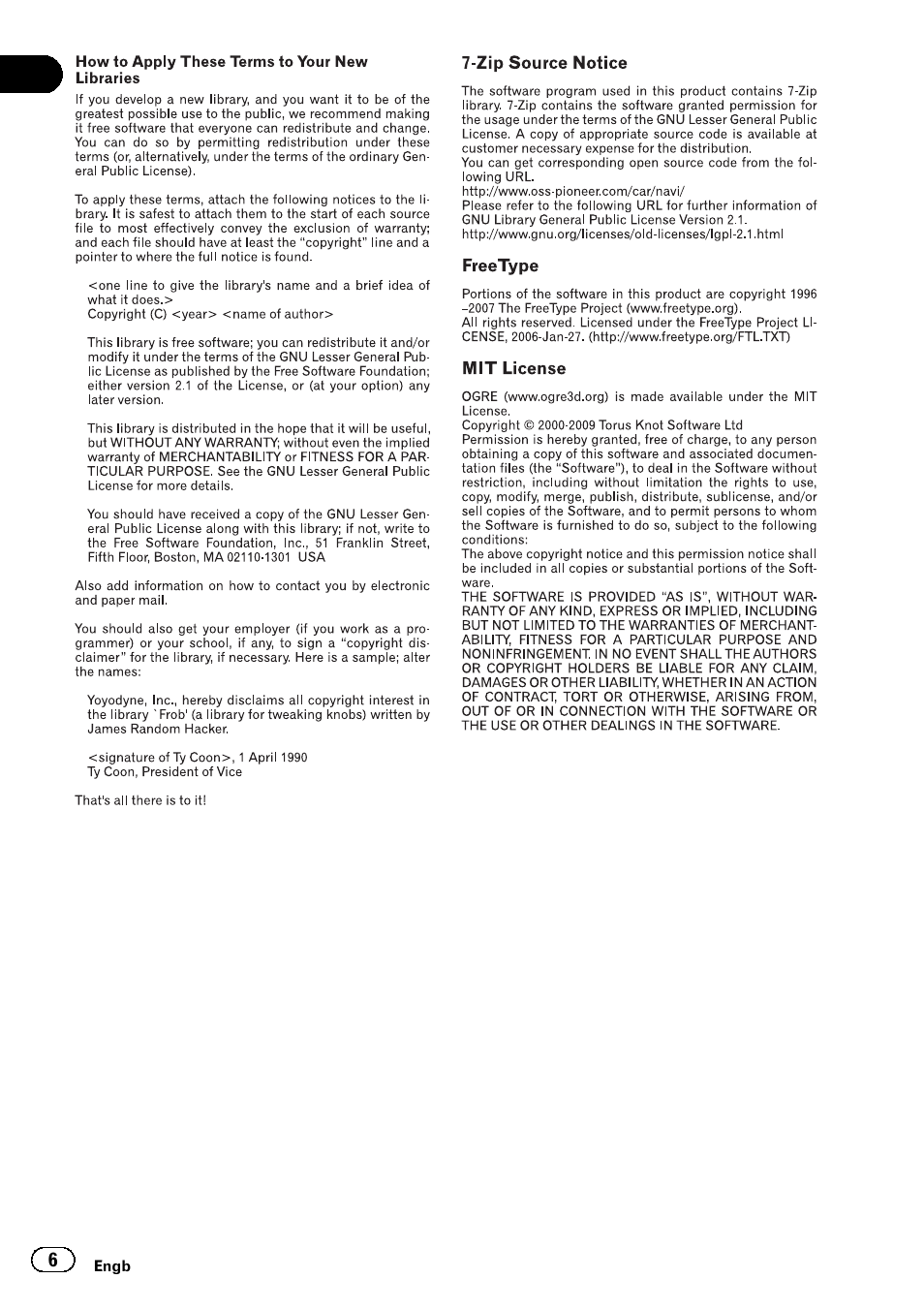 Pioneer AVIC-F10BT User Manual | Page 6 / 12