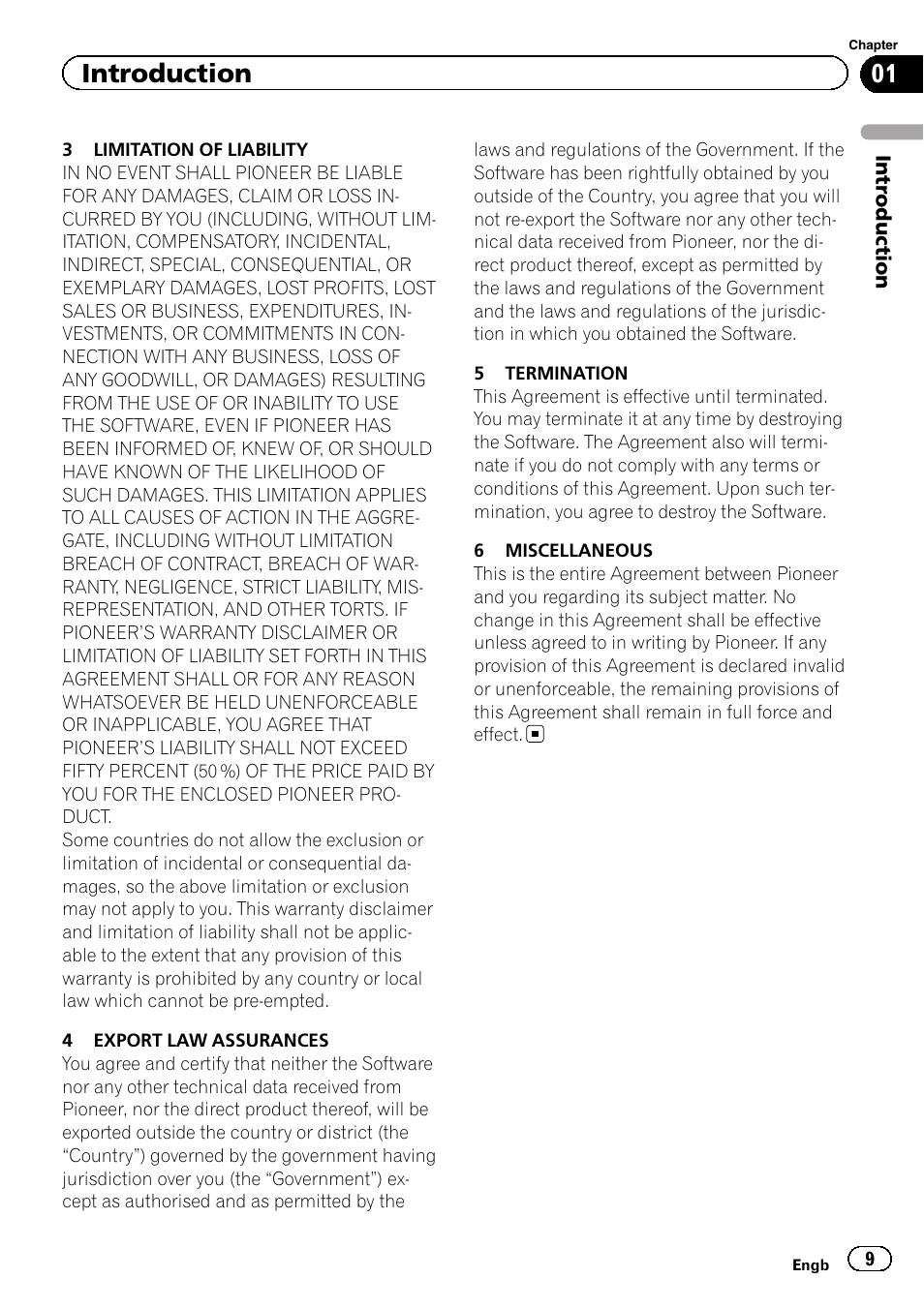 Introduction | Pioneer AVIC-F10BT User Manual | Page 9 / 12