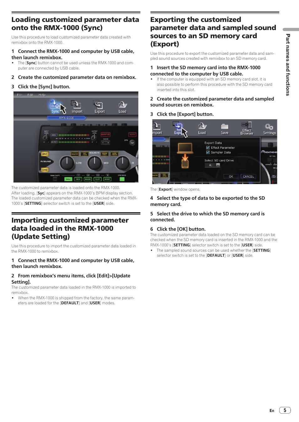 Pioneer RMX-1000-M User Manual | Page 5 / 16