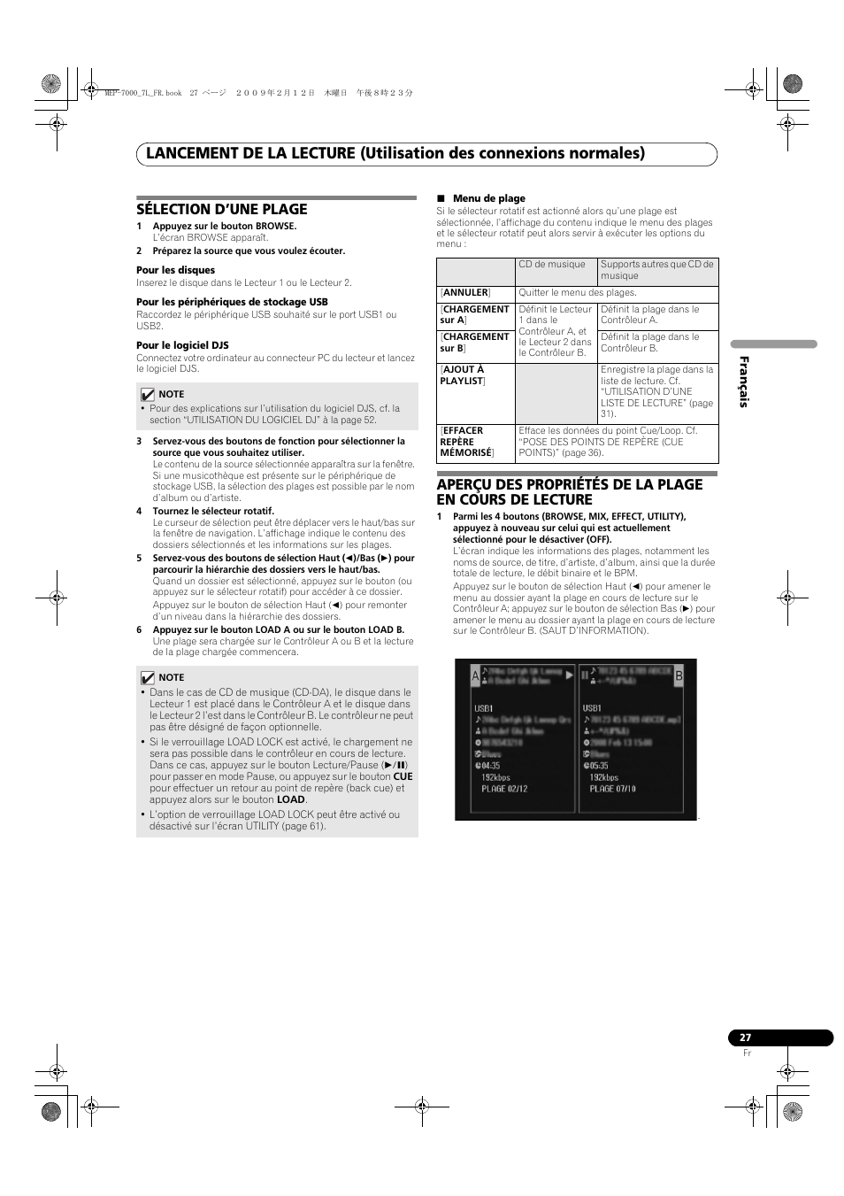 Sélection d’une plage | Pioneer MEP-7000 User Manual | Page 95 / 208