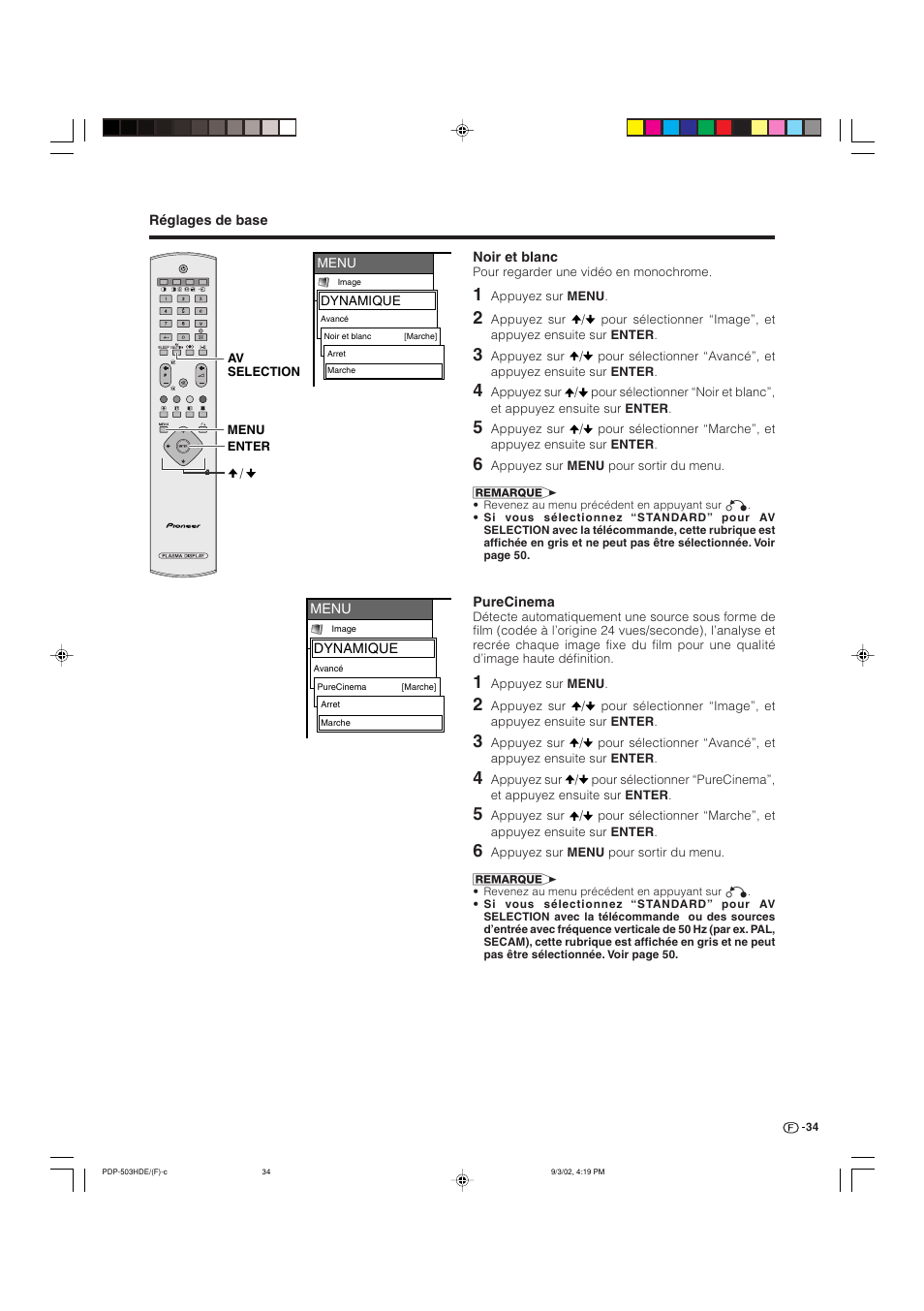 Pioneer PDP-503HDE User Manual | Page 100 / 194
