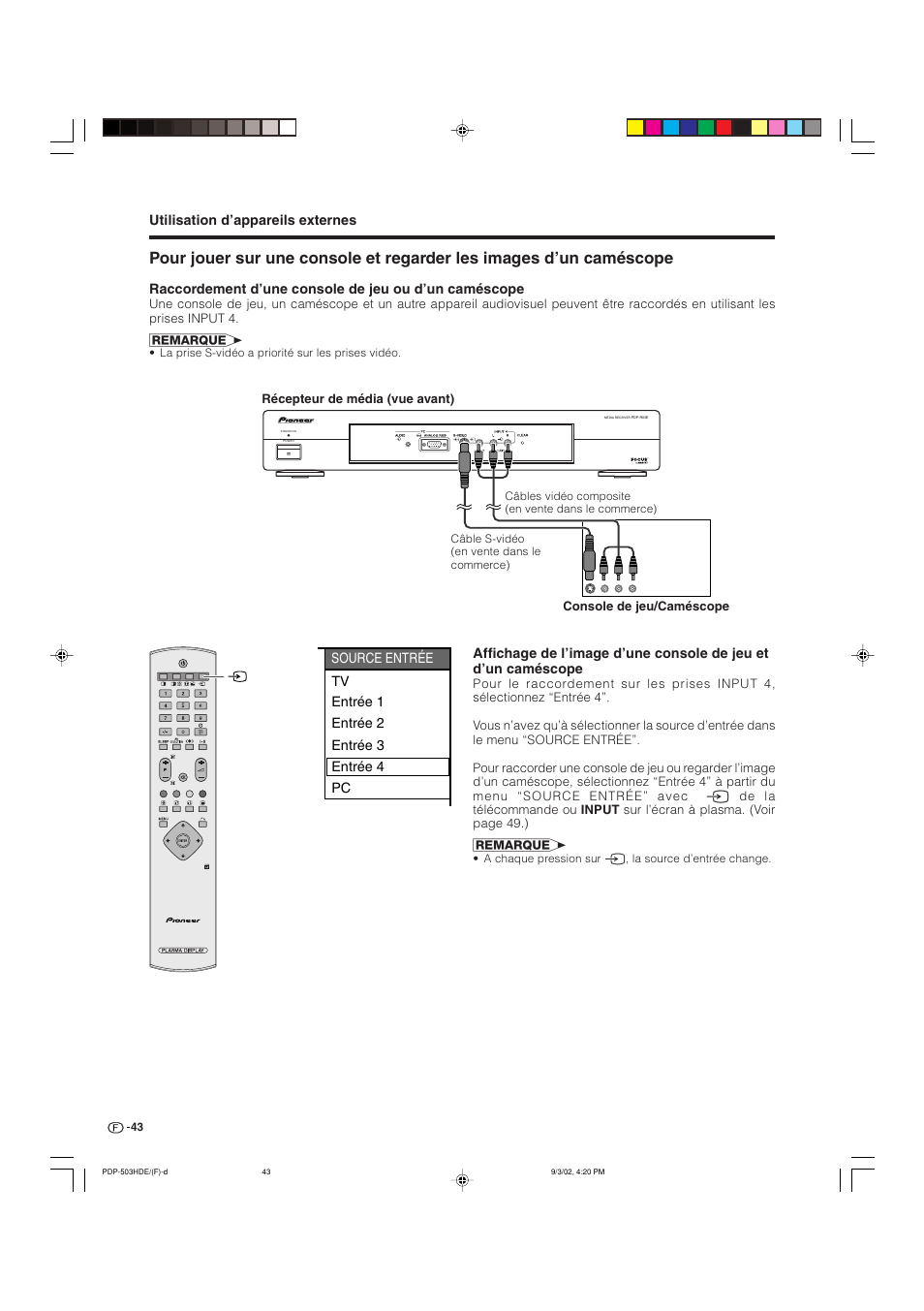 Pioneer PDP-503HDE User Manual | Page 109 / 194