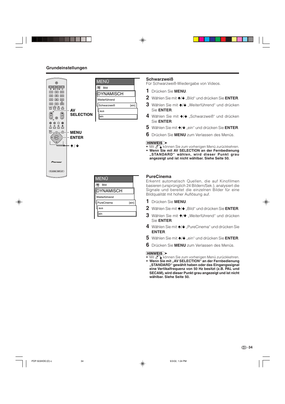 Pioneer PDP-503HDE User Manual | Page 164 / 194