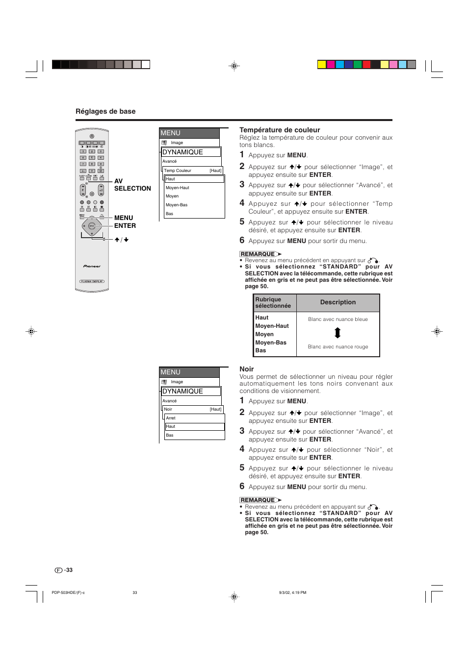 Pioneer PDP-503HDE User Manual | Page 99 / 194