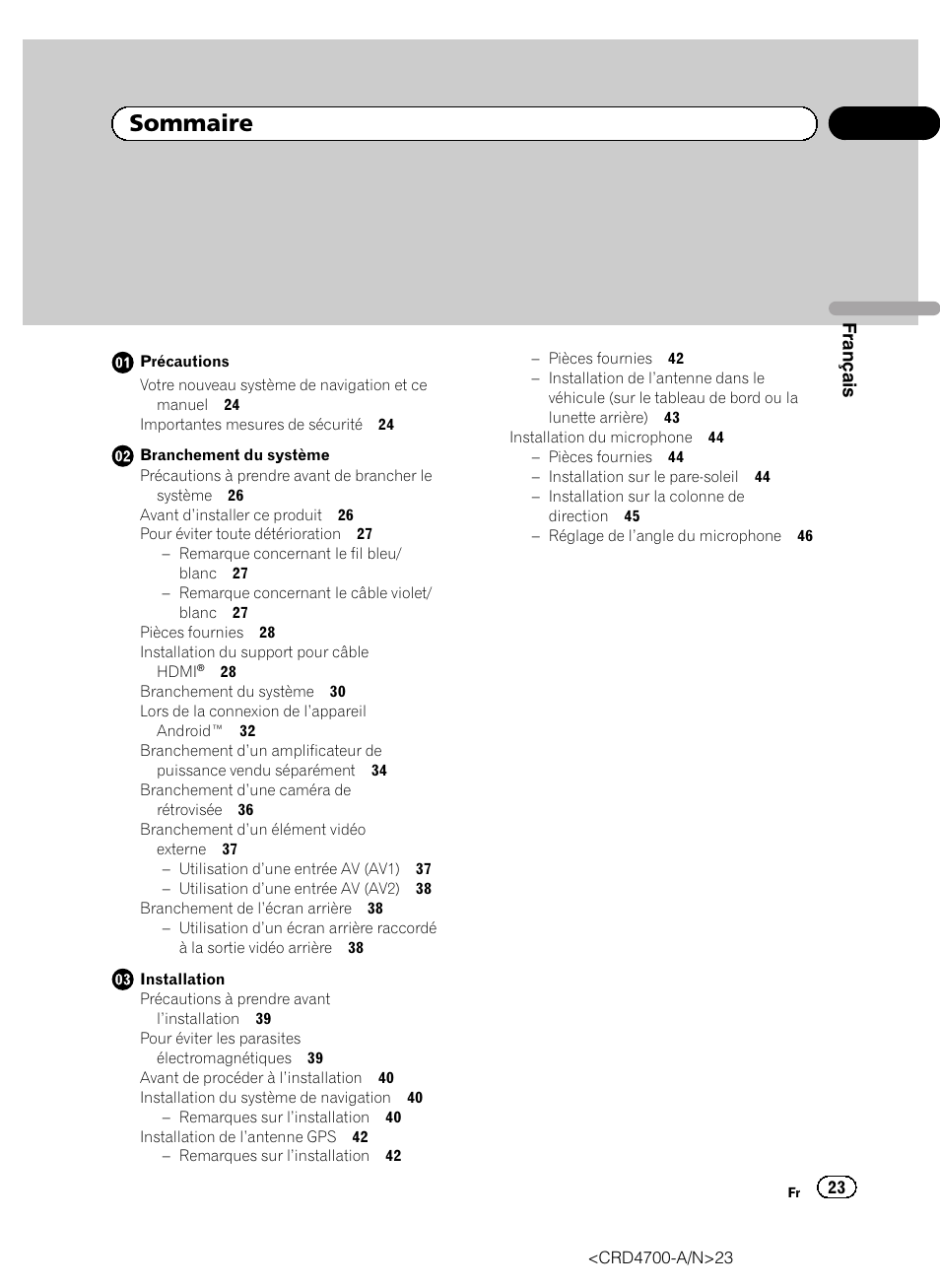 Pioneer AVIC-F850BT User Manual | Page 23 / 148