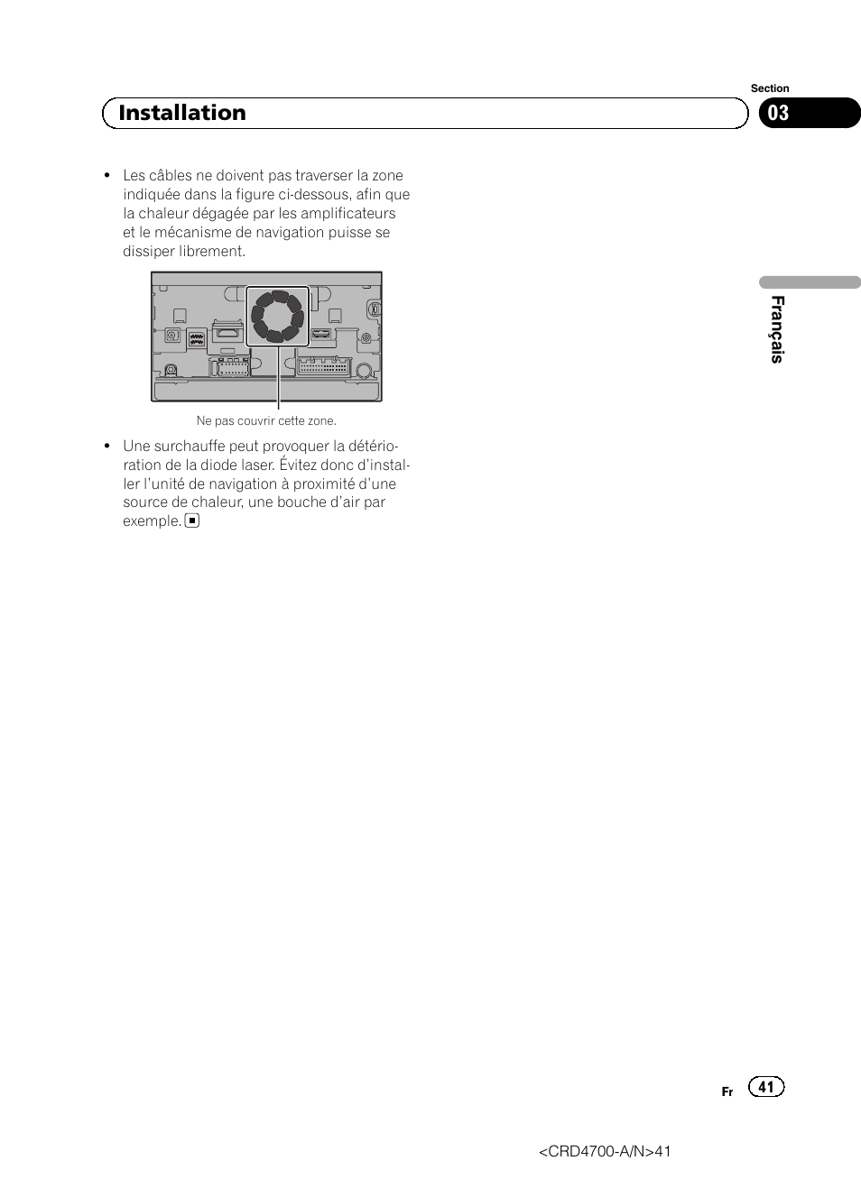 03 installation | Pioneer AVIC-F850BT User Manual | Page 41 / 148