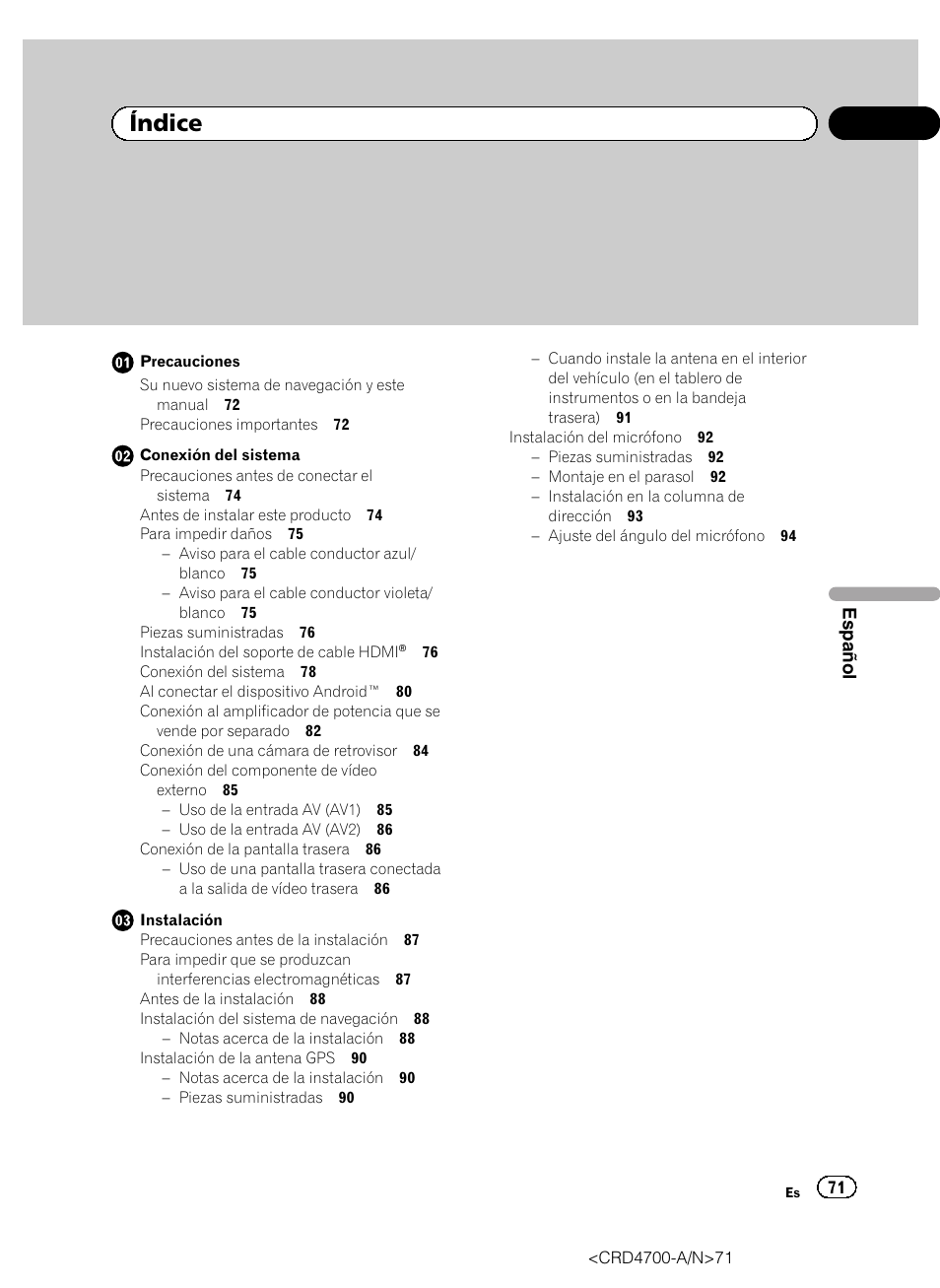 Pioneer AVIC-F850BT User Manual | Page 71 / 148