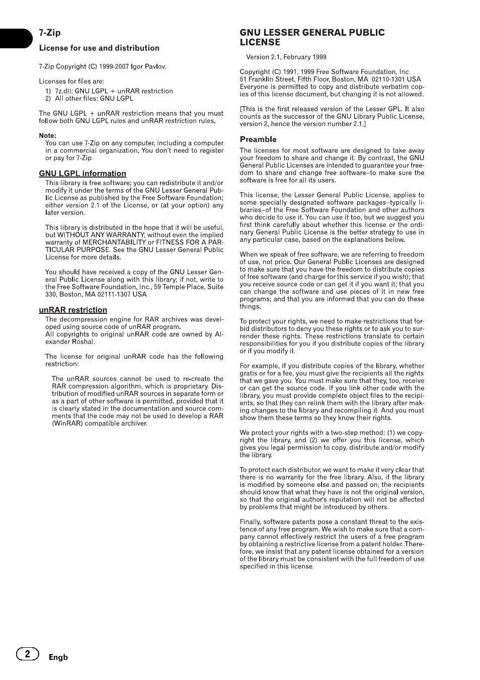 Pioneer CNSD-450FM User Manual | Page 2 / 32