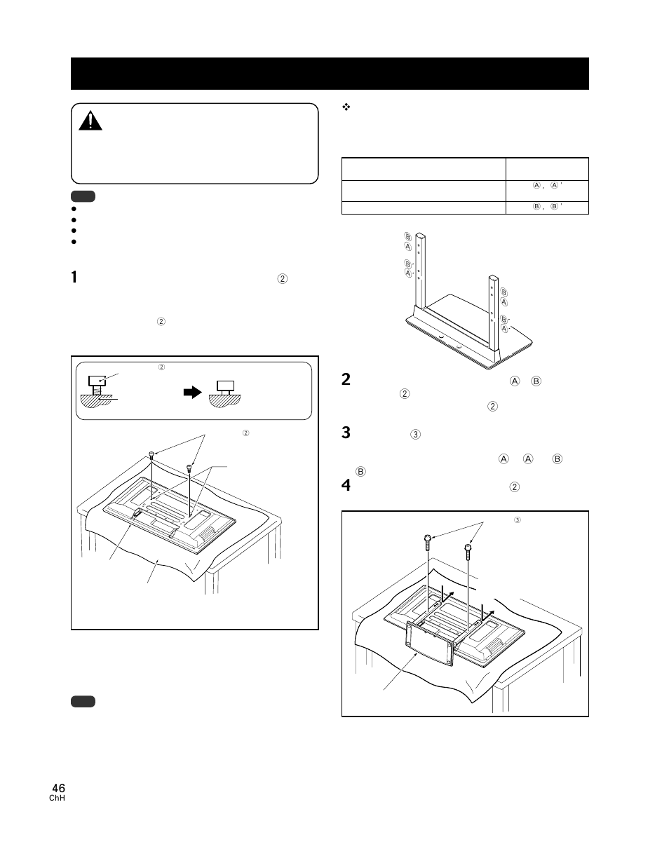 安裝電漿顯示器 | Pioneer PDK-TS24 User Manual | Page 46 / 51