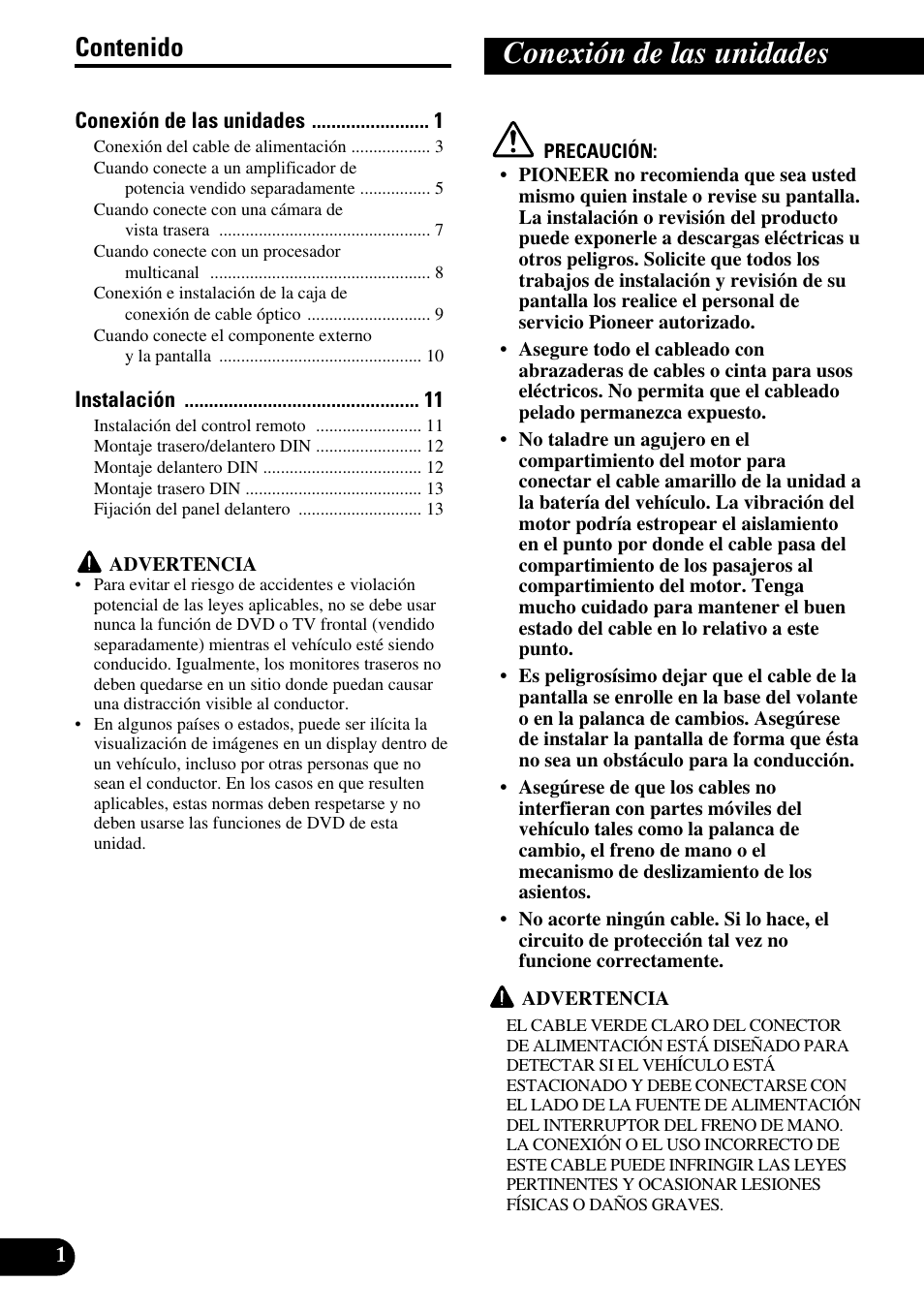 Pioneer AVH-P6600DVD User Manual | Page 16 / 85