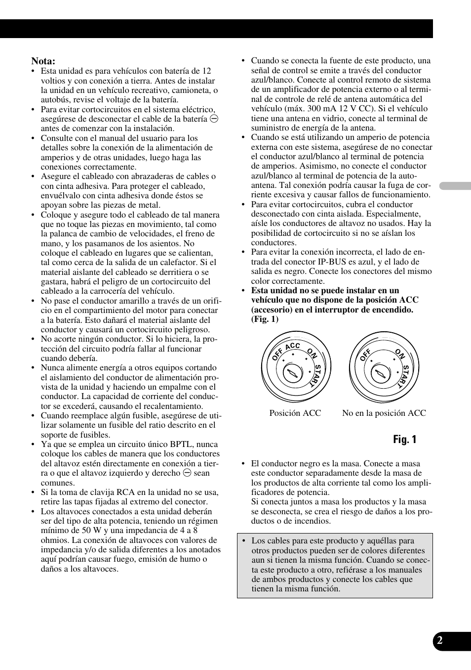 Fig. 1 | Pioneer AVH-P6600DVD User Manual | Page 17 / 85