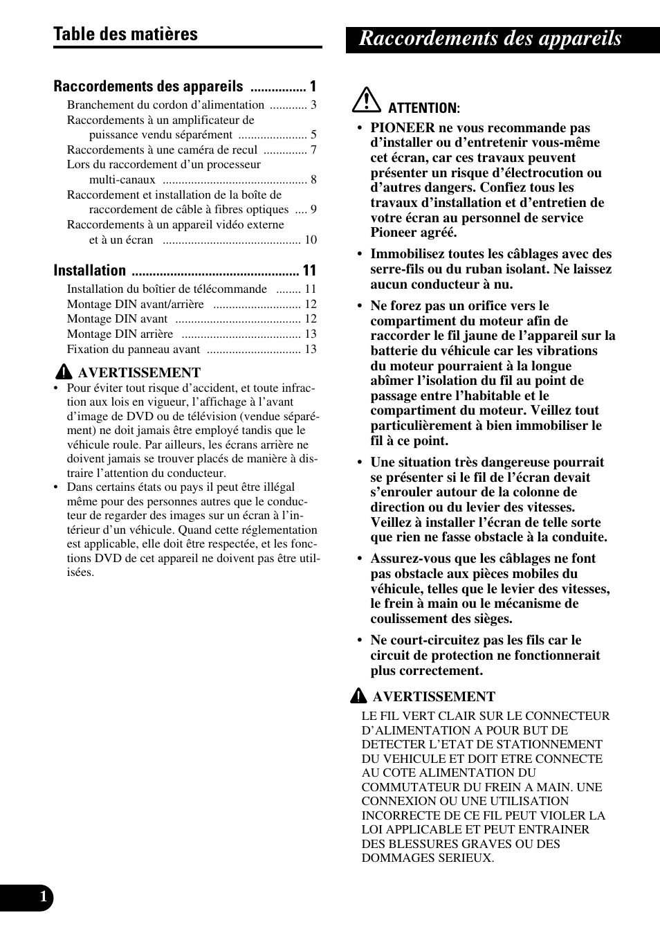 Pioneer AVH-P6600DVD User Manual | Page 44 / 85