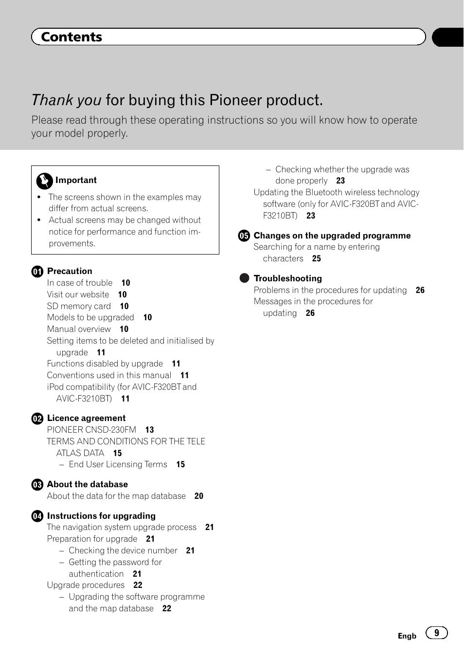 Pioneer CNSD-230FM User Manual | Page 9 / 28