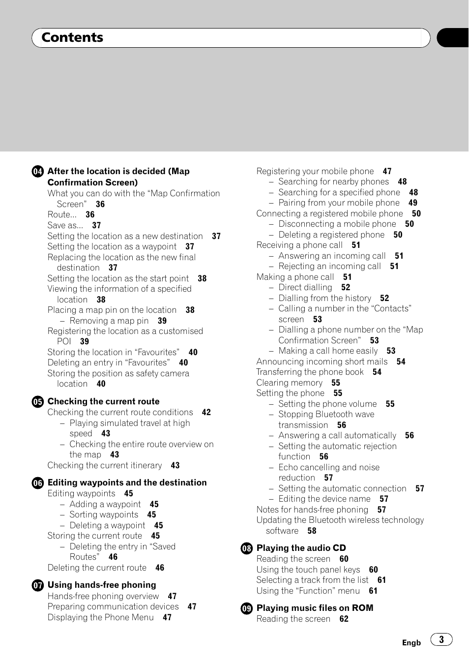 Pioneer AVIC F900BT User Manual | Page 3 / 168