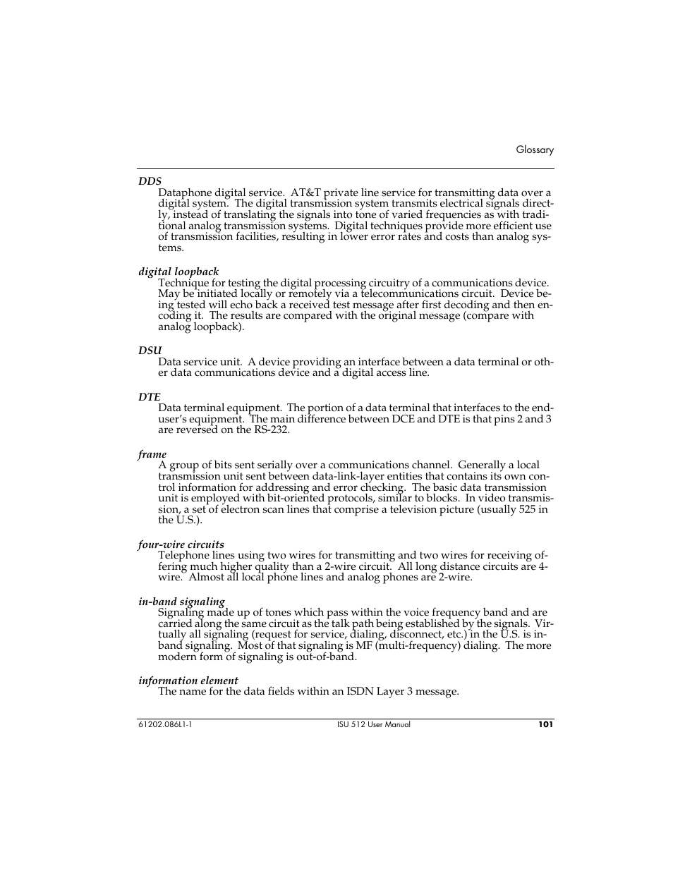 ADTRAN ISU 512 User Manual | Page 117 / 129