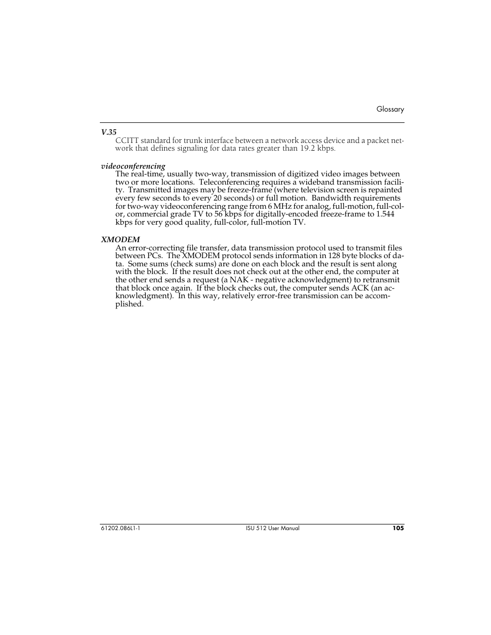 ADTRAN ISU 512 User Manual | Page 121 / 129