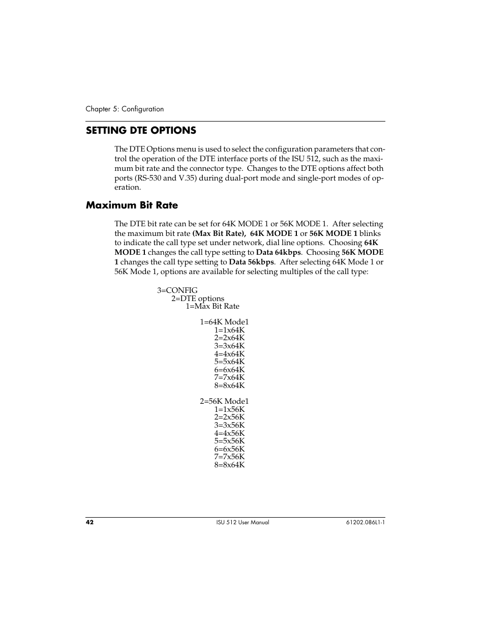 ADTRAN ISU 512 User Manual | Page 58 / 129