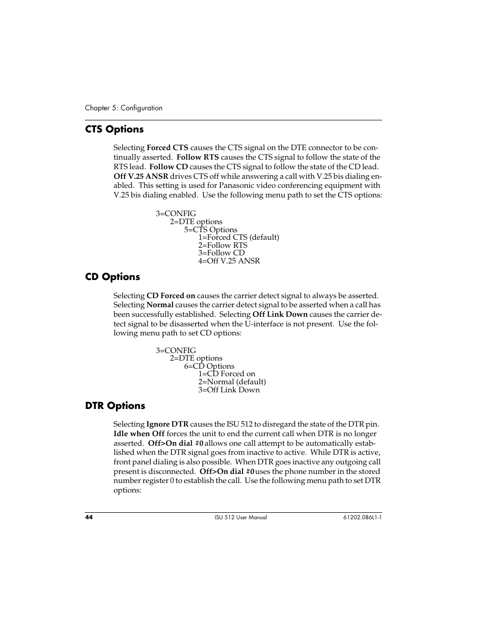 ADTRAN ISU 512 User Manual | Page 60 / 129