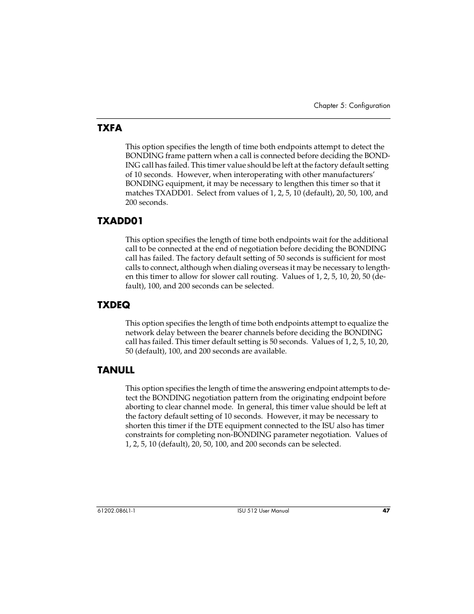 ADTRAN ISU 512 User Manual | Page 63 / 129