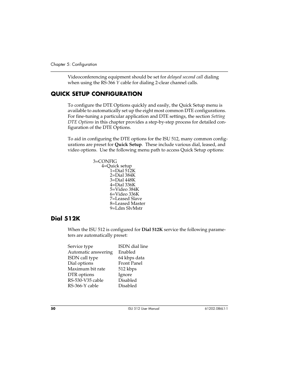 ADTRAN ISU 512 User Manual | Page 66 / 129