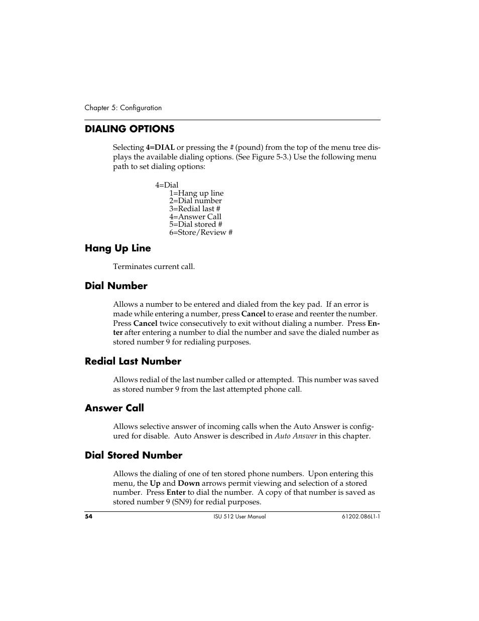 ADTRAN ISU 512 User Manual | Page 70 / 129