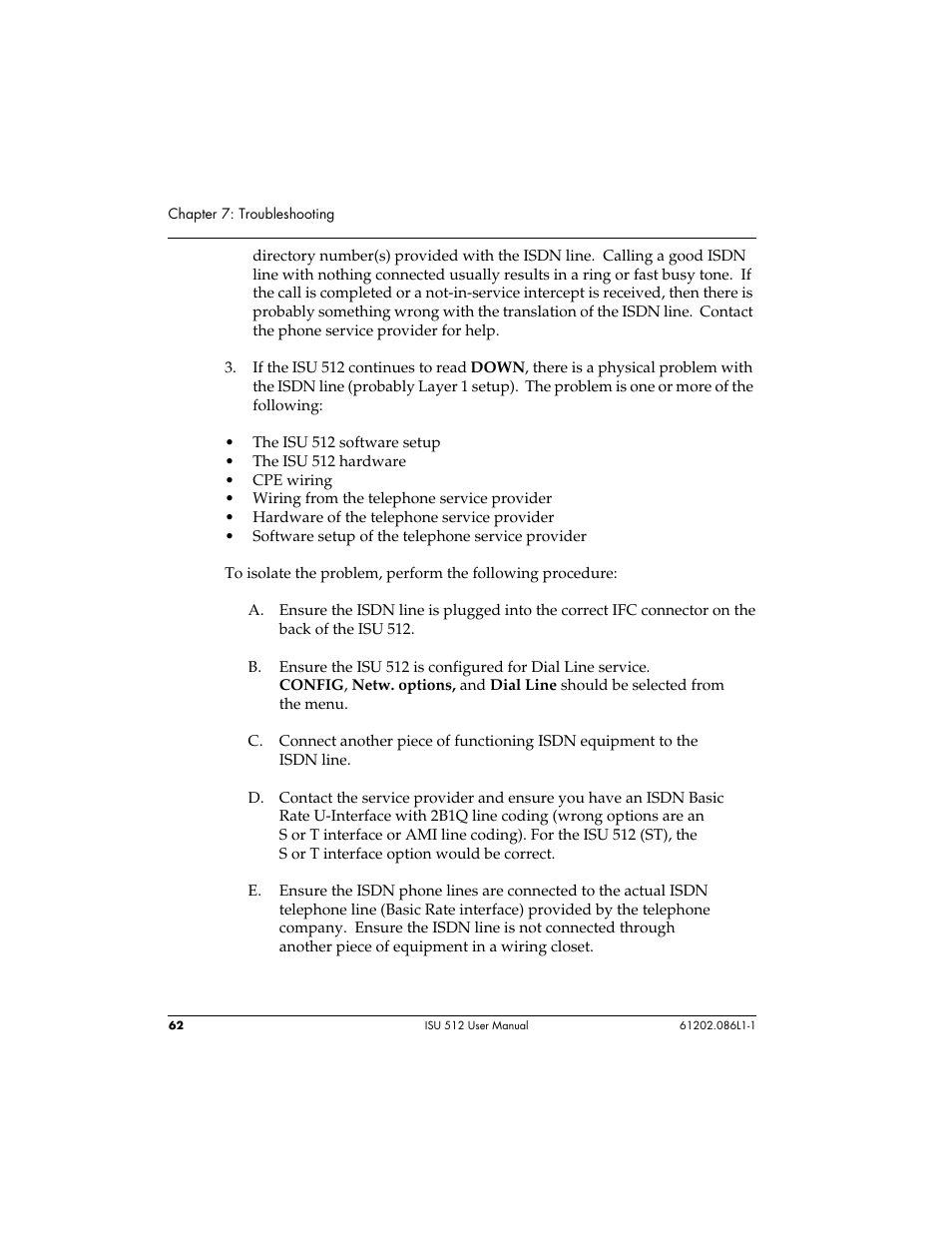 ADTRAN ISU 512 User Manual | Page 78 / 129