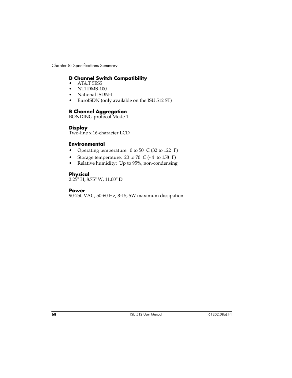 ADTRAN ISU 512 User Manual | Page 84 / 129