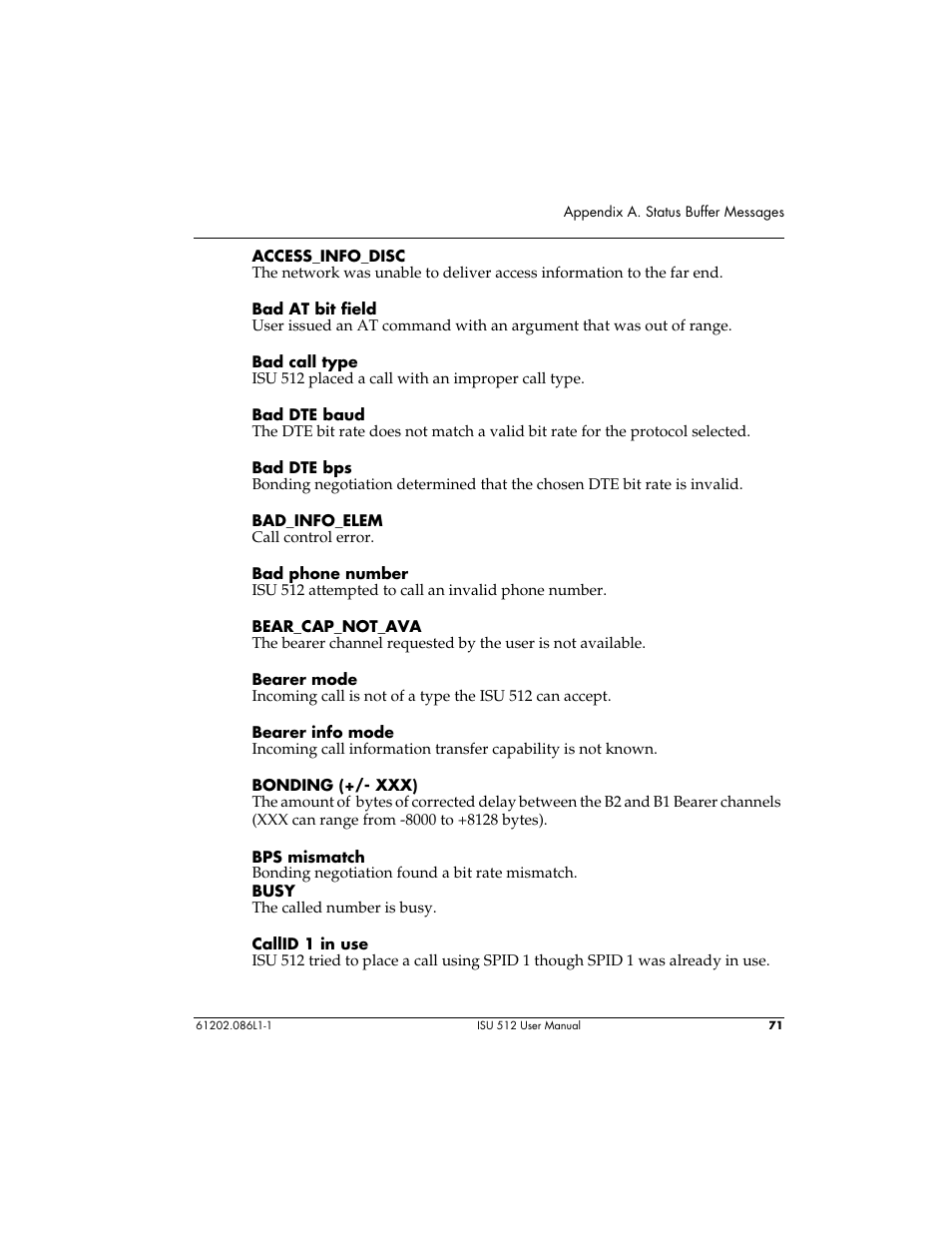 ADTRAN ISU 512 User Manual | Page 87 / 129