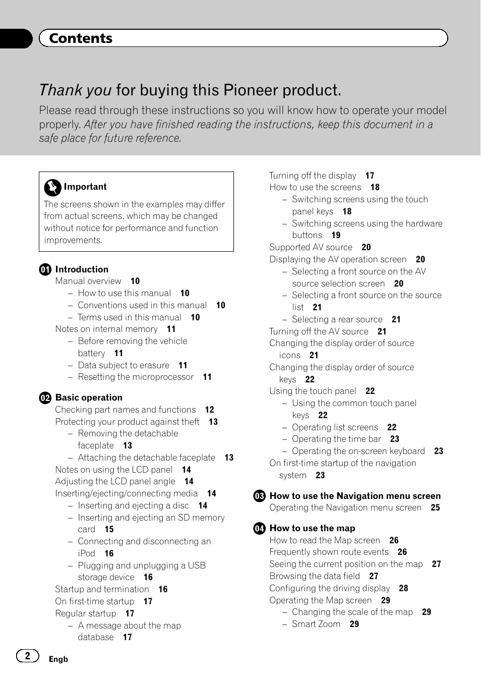 Pioneer AVIC-F860BT User Manual | Page 2 / 216