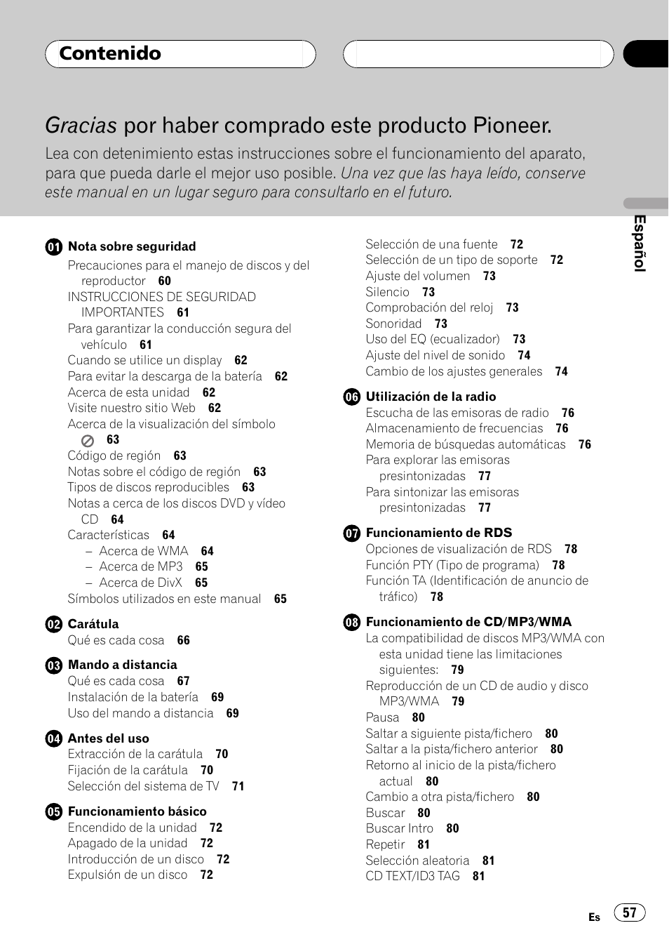 Pioneer DVH-3900MP User Manual | Page 57 / 112