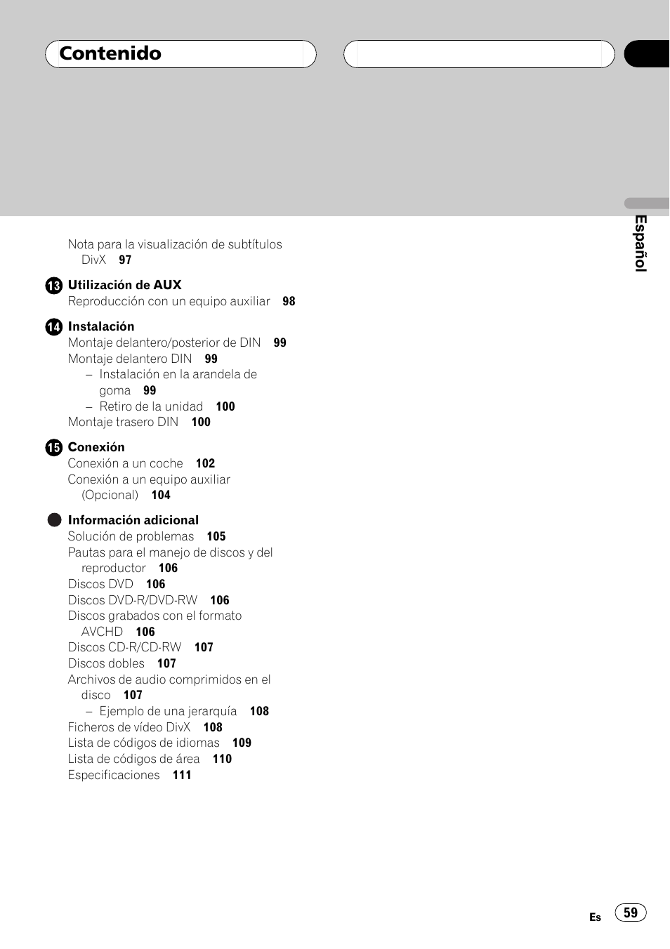 Pioneer DVH-3900MP User Manual | Page 59 / 112